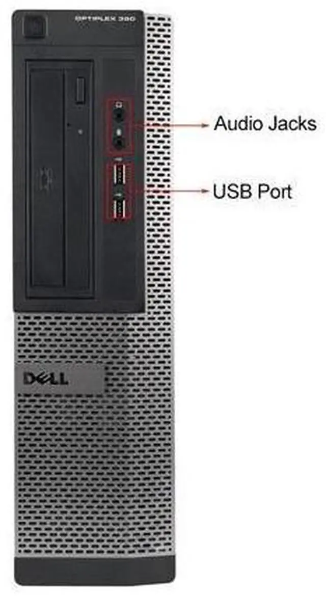 Alt view image 7 of 7 - Dell Desktop PC Computer Core I3 3.4GHz 16GB RAM DUAL 22" LCD Monitor WIFI 250GB