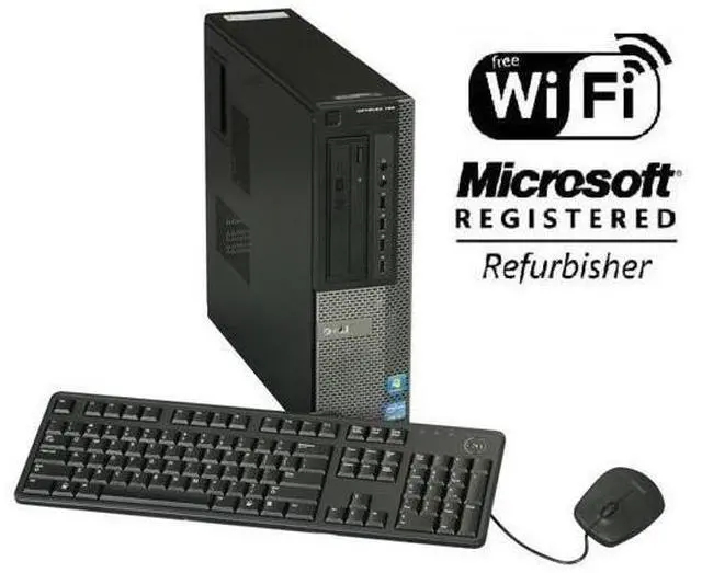 Alt view image 5 of 6 - Dell or hp Desktop PC Computer Core 16GB DUAL 22" LCD Monitor SSD/HDD Win 10 Pro