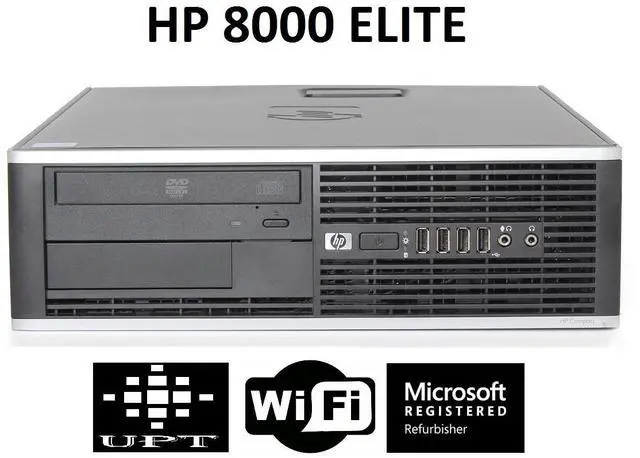 Alt view image 3 of 7 - HP Business Class Windows 10 Intel Dual Core 3GHz 500GB DVD/RW WiFi 8GB Desktop