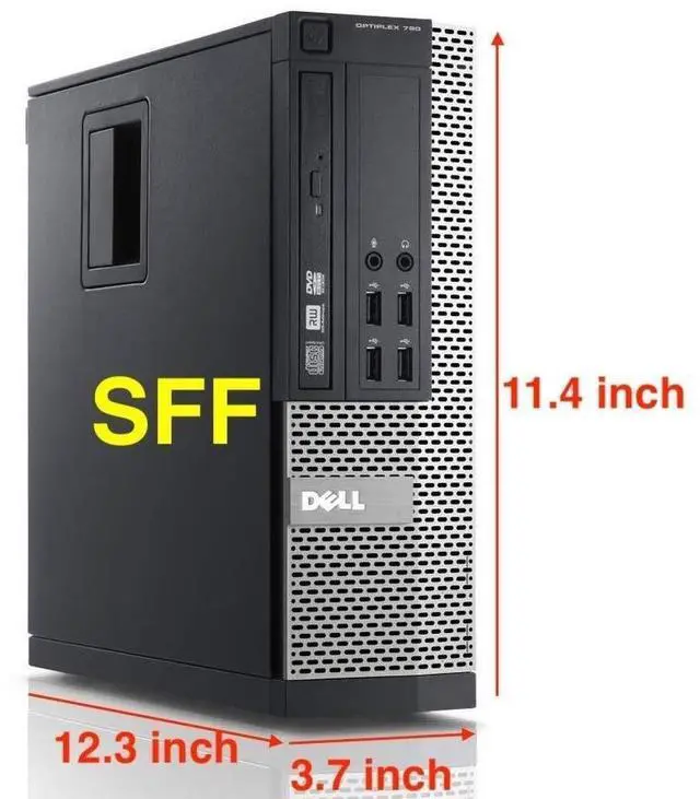 Alt view image 5 of 5 - Dell OptiPlex Windows 7 Pro Core i3 3.3 GHz PC Desktop 90 Day Warranty WiFi