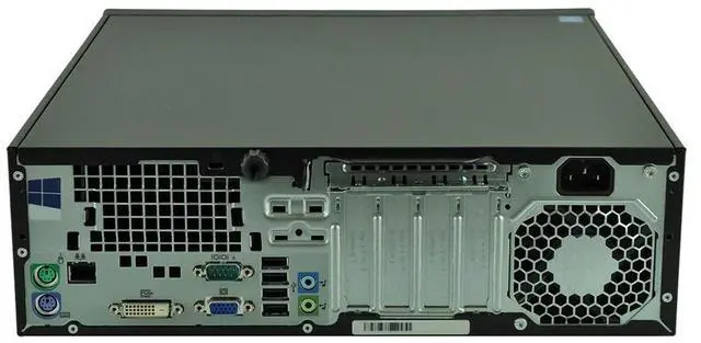 Alt view image 2 of 7 - HP Desktop with 19" LCD Windows 10 Intel Dual Core 250GB Wi-Fi 8GB Desktop