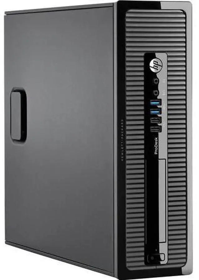 Alt view image 4 of 7 - HP Desktop with 19" LCD Windows 10 Intel Dual Core 250GB Wi-Fi 8GB Desktop