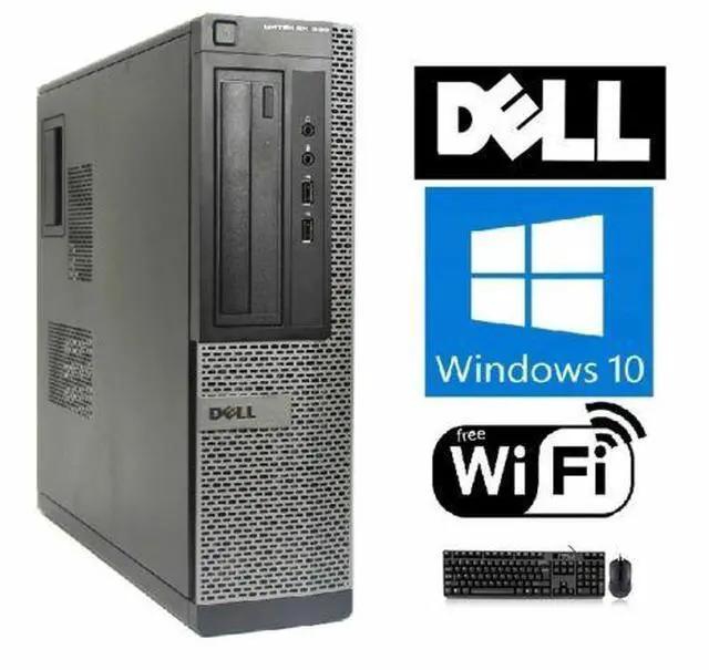 Alt view image 3 of 6 - HP OR DELL Desktop PC 8GB SSD 19" LCD Monitor WiFi Windows 10 Warranty