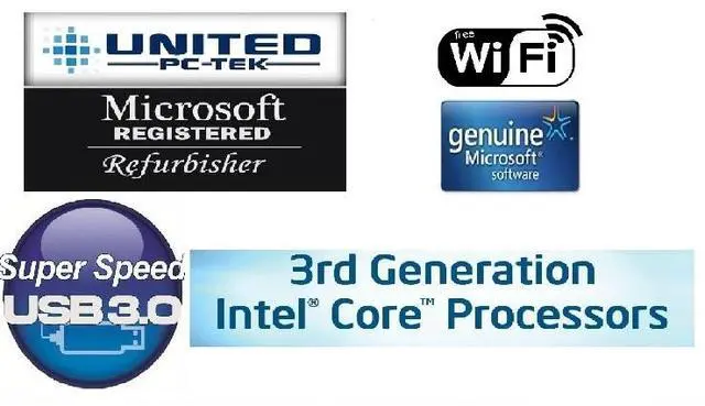 Alt view image 2 of 5 - Dell Desktop PC Computer i3 3rd gen 250GB 8GB DUAL 22" LCDs WiFi Windows 7 Pro