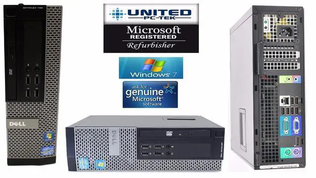 Alt view image 3 of 5 - Dell Desktop PC Computer i3 3rd gen 250GB 8GB DUAL 22" LCDs WiFi Windows 7 Pro