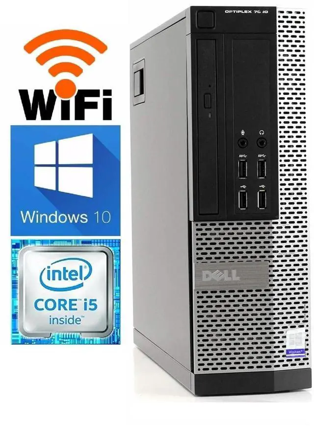 Main image of Dell Optiplex 7010 Business Desktop Computer 16GB RAM 2TB HDD USB 3.0 Win 10 Pro