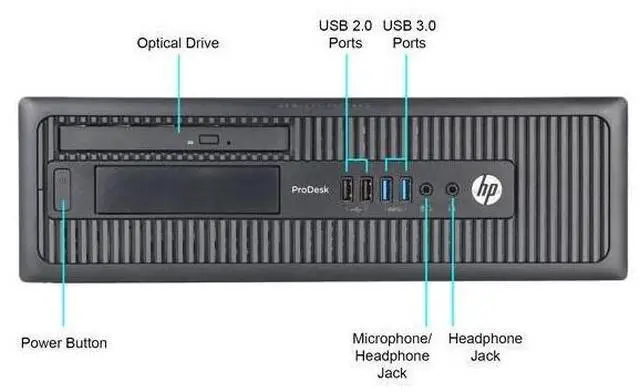 Alt view image 6 of 6 - Black Friday Special hp Desktop PC Computer Core i5 Quad 8GB DUAL 22 LCD Monitor