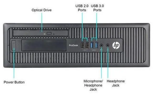 Alt view image 6 of 7 - hp Desktop PC Computer i5 Quad Core 8GB DUAL 19" LCD Monitor Windows 10 500GB