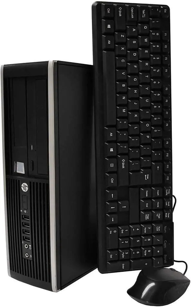Main image of HP Elite Desktop Computer - Windows 10 Pro i5 Quad Core 8GB 500GB WiFi Warranty
