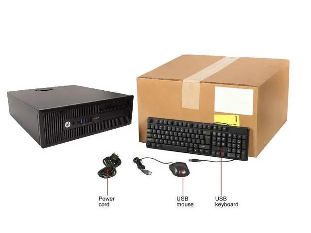 Alt view image 7 of 7 - HP 800 G1 Desktop PC 250G Windows 7 Professional Core I5 UP to 3.6GHz 8GB WiFi