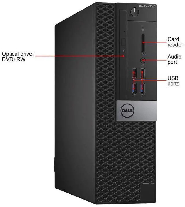 Alt view image 5 of 7 - Dell optiplex 5040 SFF core i5-6500 16GB 500GB Windows 10 Pro DVDRW HDMI WIFI