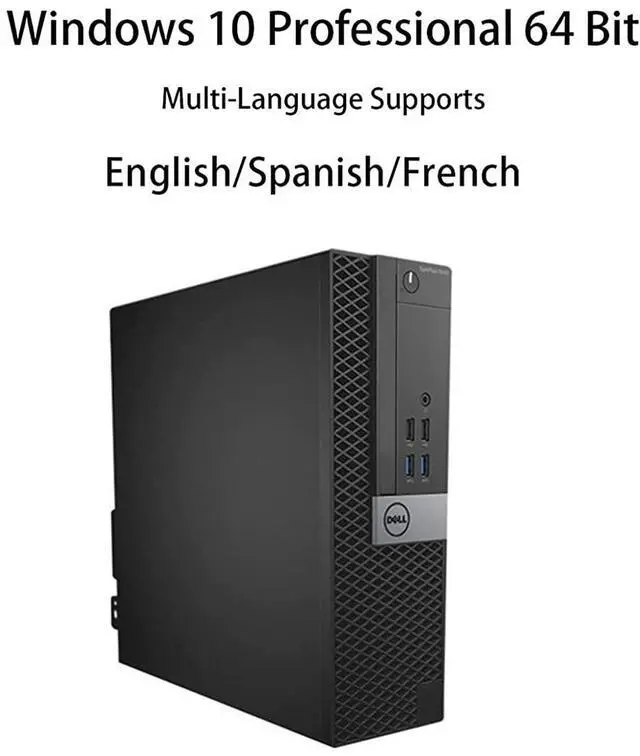 Alt view image 7 of 7 - Dell optiplex 5040 SFF core i5-6500 16GB 500GB Windows 10 Pro DVDRW HDMI WIFI