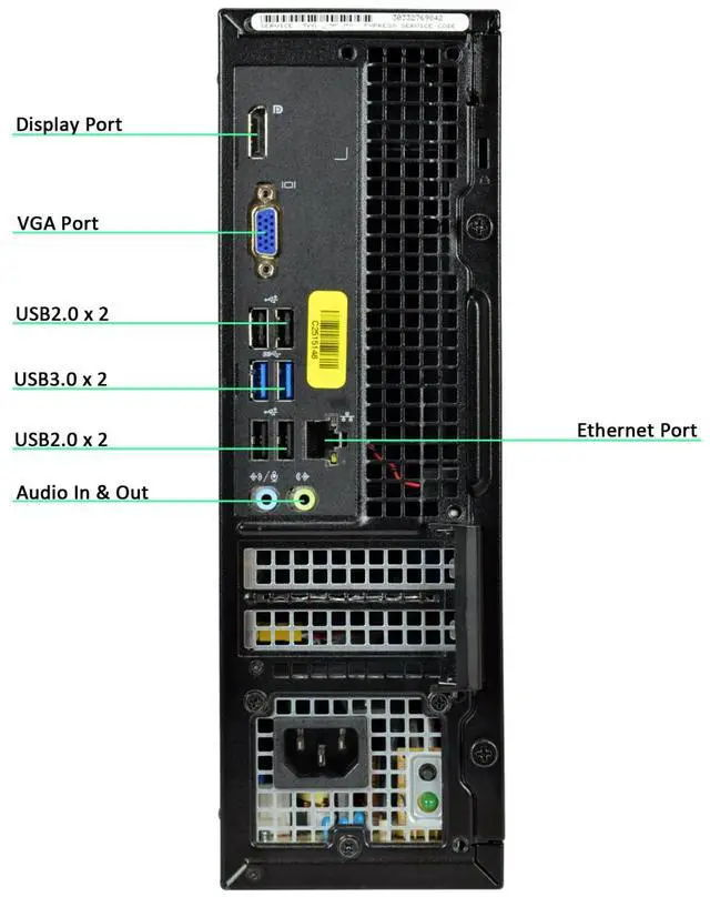 Alt view image 3 of 7 - Dell Computer PC Desktop 8GB Ram 500GB HD Intel Quad Core i5 3.10GHz Windows 10