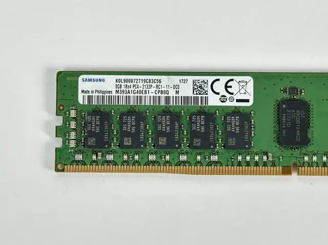 Alt view image 4 of 6 - (NOT FOR HOME PC!) HPE HP 1x 8GB 1Rx4 PC4-2133P-R Reg RDIMM ECC DDR4 Server RAM Memory 752368-081