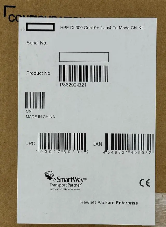 Main image of HPE ProLiant DL3XX DL380 DL385 Gen10/Plus/V2 2U x4 Tri-Mode Cable Kit P36202-B21