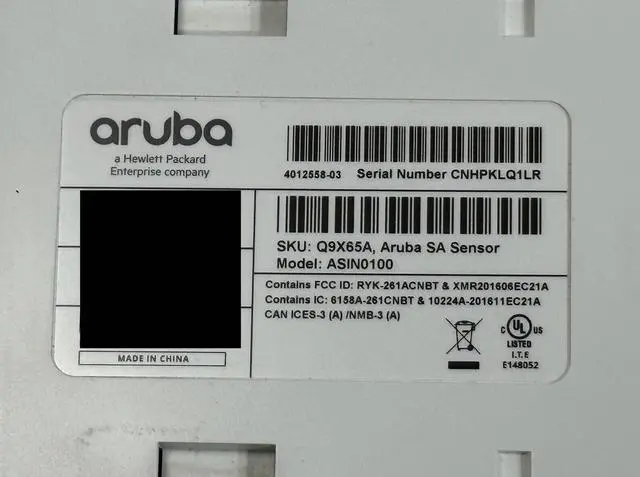 Alt view image 2 of 2 - Aruba User Experience Insight F-Series Wireless LTE Network Sensor PoE US-Canada