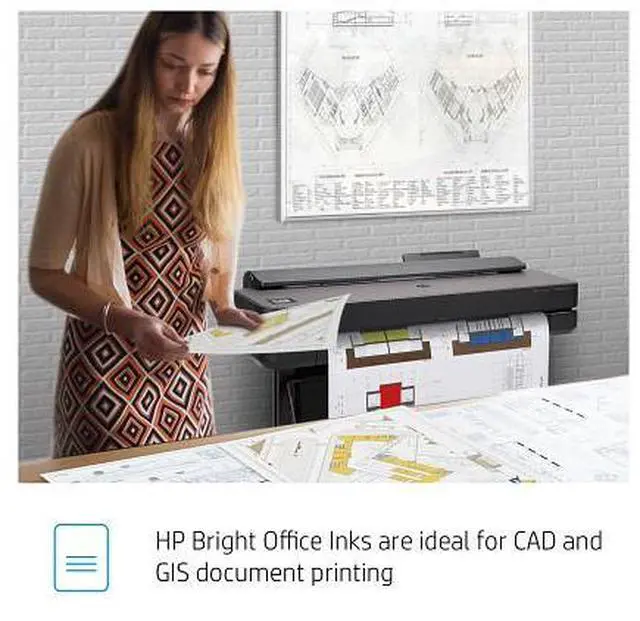 Alt view image 6 of 7 - HP 727 130-ml Yellow DesignJet Ink Cartridge, B3P21A