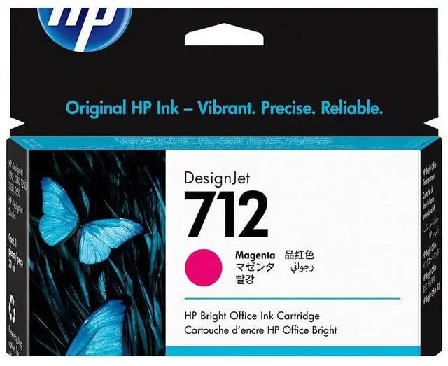 Main image of HP 712 29-ml Magenta DesignJet Ink Cartridge, 3ED68A