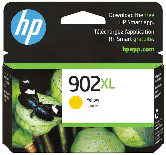 Main image of HP 902XL High Yield Yellow Original Ink Cartridge, ~750 pages, T6M10AN#140