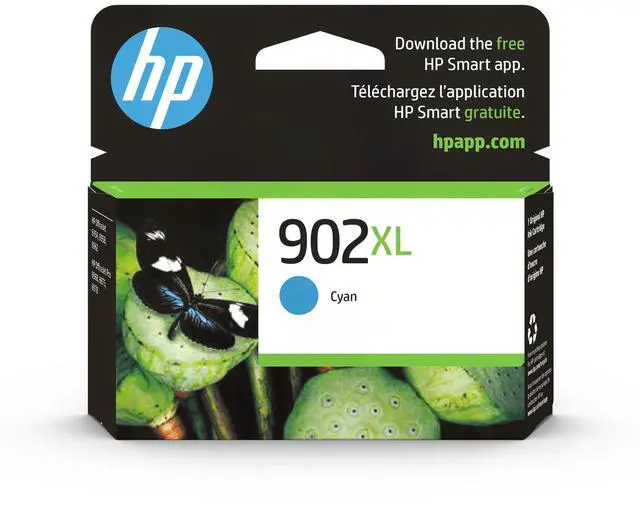 Main image of HP 902XL High Yield Cyan Original Ink Cartridge, ~750 pages, T6M02AN#140
