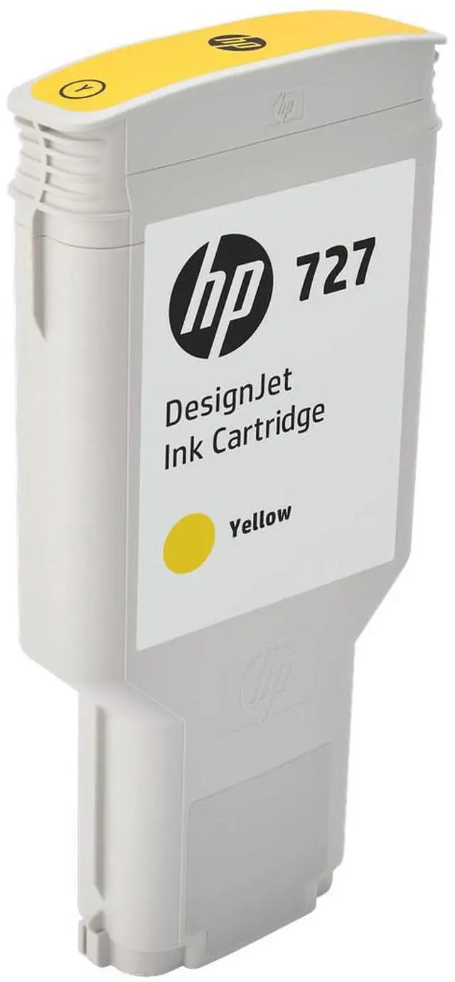 Alt view image 2 of 7 - HP 727 300-ml Yellow DesignJet Ink Cartridge, F9J78A