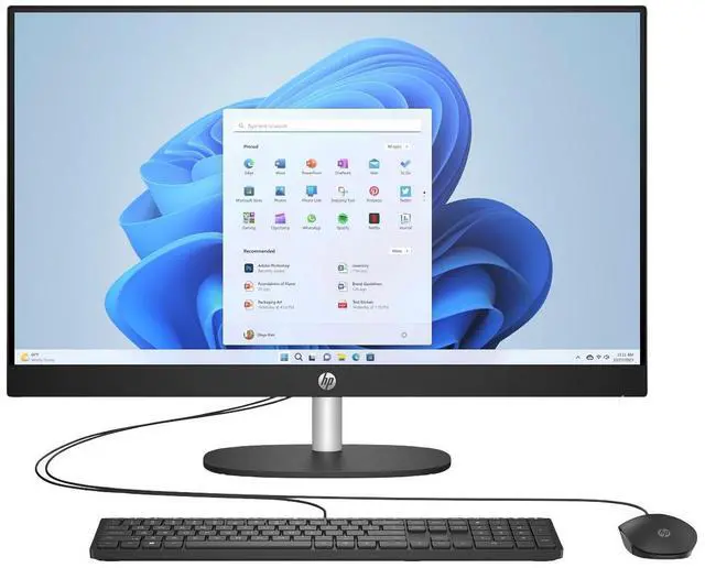 Main image of HP Essential All-in-One Computer 27" FHD AMD Ryzen 3, 8 GB;256 GB SSD Windows