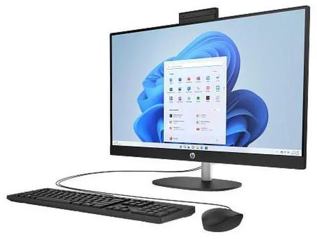 Alt view image 2 of 3 - HP Essential All-in-One Computer 27" FHD AMD Ryzen 3, 8 GB;256 GB SSD Windows