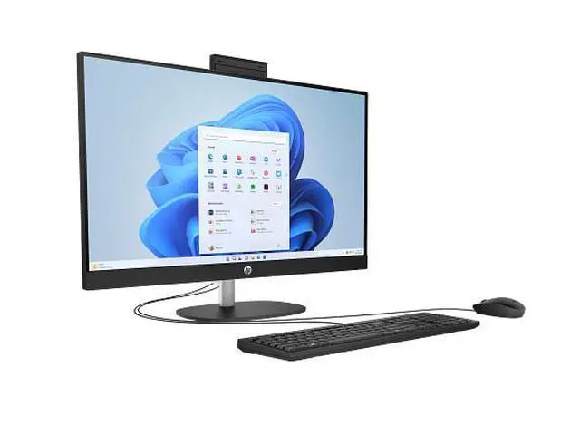 Alt view image 3 of 3 - HP Essential All-in-One Computer 27" FHD AMD Ryzen 3, 8 GB;256 GB SSD Windows