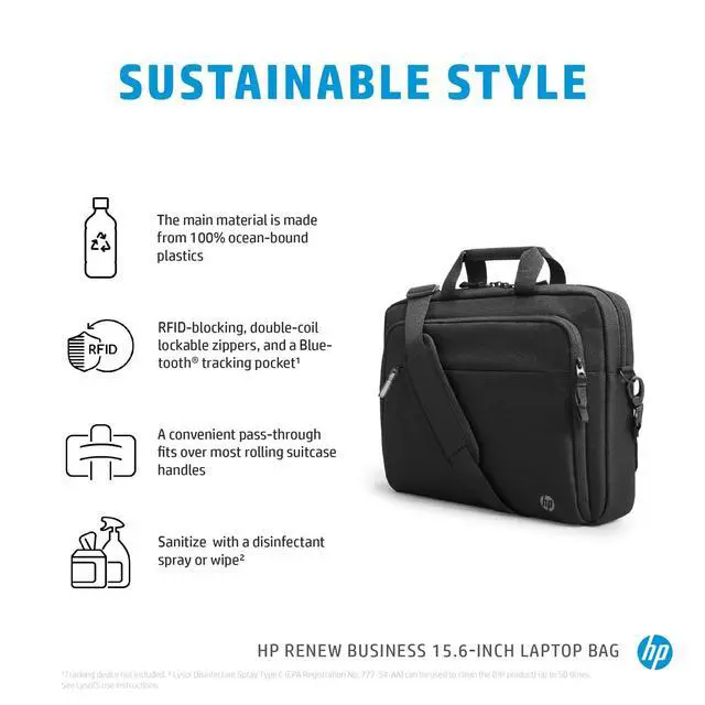 Alt view image 5 of 7 - HP Business 15.6-inch Laptop Bag