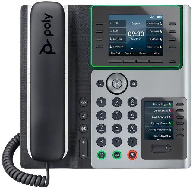Main image of Poly Edge E450 IP Phone and PoE-enabled