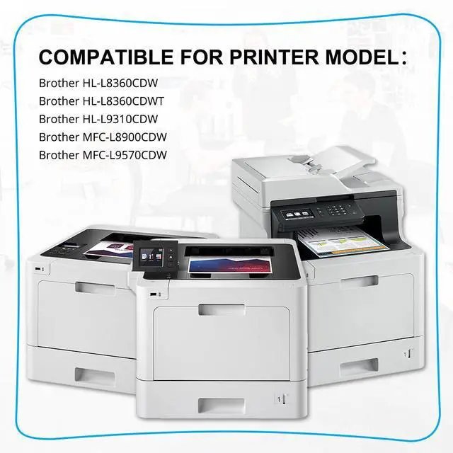Alt view image 3 of 7 - 8 Color Toner Compatible for Brother TN436 HL-L8360CDW MFC-L8900CDW MFC-L9570CDW