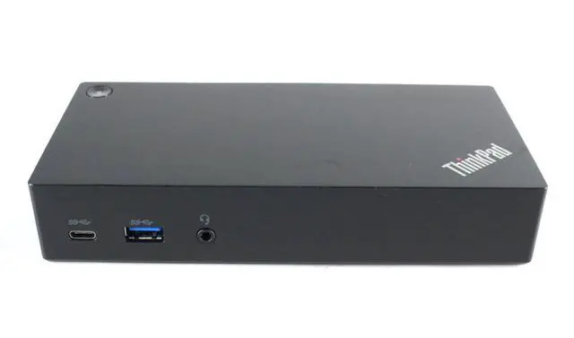 Alt view image 2 of 7 - Lenovo ThinkPad USB-C Laptop Docking Station 40A9 DK1633 w/ Power adapter (OC)