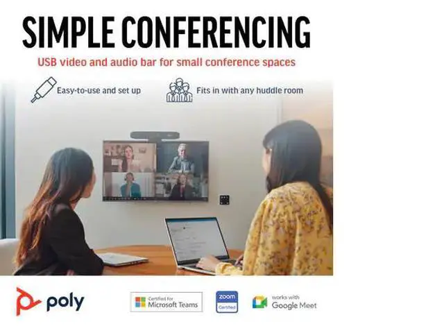 Alt view image 7 of 7 - Poly Studio R30 USB Video Bar