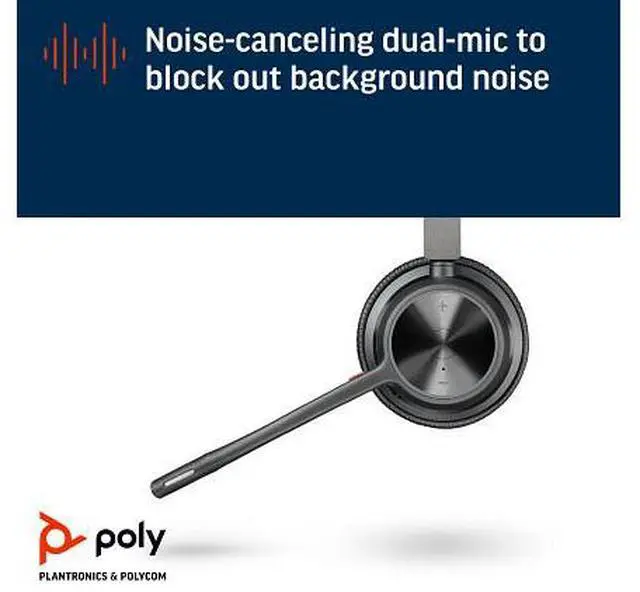 Alt view image 5 of 7 - Poly Voyager 4320 USB-C Headset +BT700 dongle