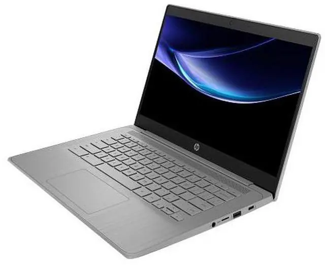 Alt view image 2 of 7 - HP Chromebook Laptop Computer 14" HD Intel Celeron 4 GB memory;64 GB eMMC