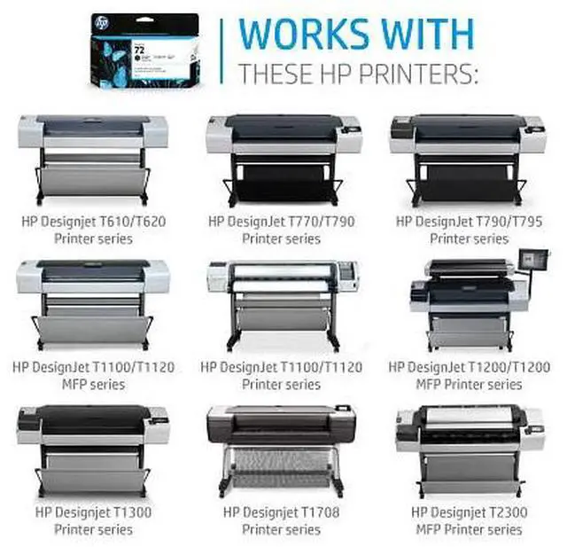 Alt view image 3 of 6 - HP 72 130-ml Cyan DesignJet Ink Cartridge, C9371A