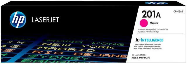 Main image of HP 201A Magenta Original LaserJet Toner Cartridge, ~1,330 pages, CF403A