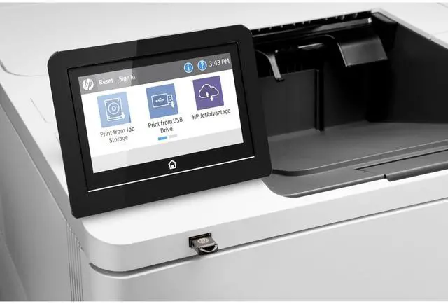 Alt view image 2 of 7 - HP LaserJet Enterprise M611dn Laser Printer, Black And White Mobile Print Up to