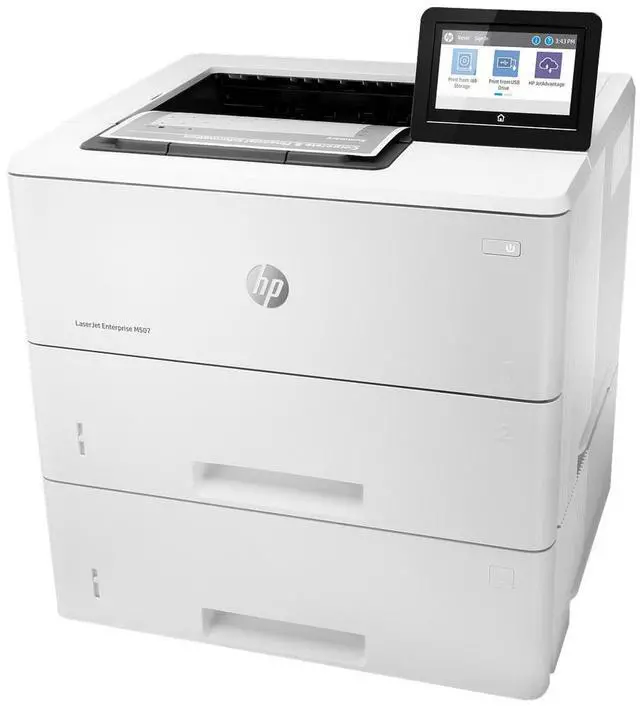 Alt view image 4 of 7 - HP LaserJet Enterprise M507x Laser Printer, Black And White Mobile Print Up to