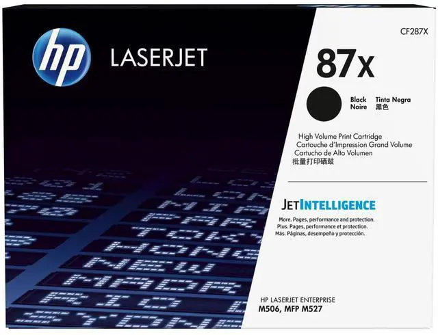Main image of HP 87X High Yield Black Original LaserJet Toner Cartridge, ~18,000 pages,