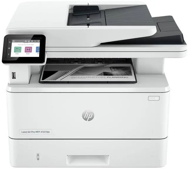 Main image of HP LaserJet Pro MFP 4101fdn Laser Printer, Black And White Mobile Print, Copy,