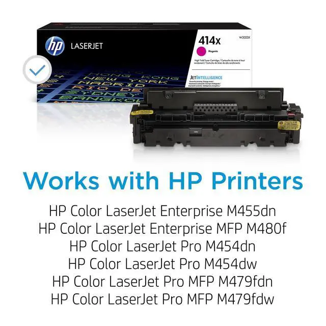 Alt view image 2 of 7 - HP 414X High Yield Magenta Original LaserJet Toner Cartridge, ~6,000 pages,