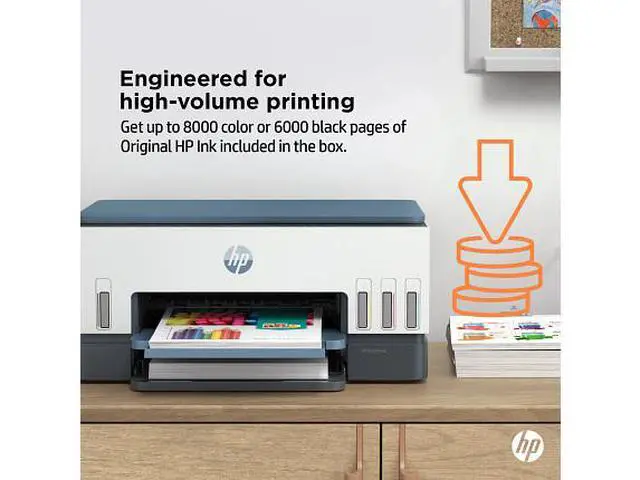 Alt view image 7 of 7 - HP Smart Tank 6001 All-in-One InkJet Printer, Color Mobile Print, Scan, Copy,