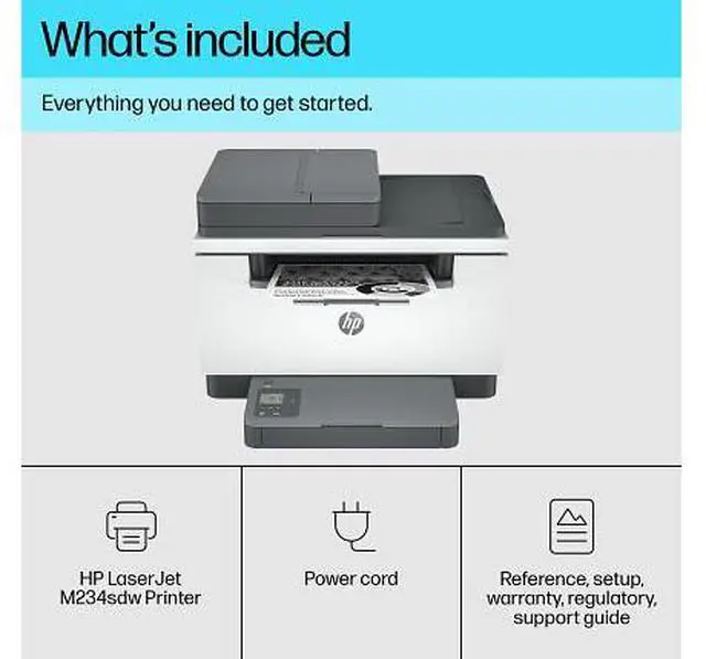 Alt view image 7 of 7 - HP LaserJet MFP M235sdw Laser Printer, Black And White Mobile Print, Copy, Scan