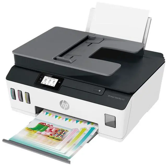 Alt view image 2 of 7 - HP Smart Tank Plus 651 Wireless All-in-One InkJet Printer, Color Mobile Print,
