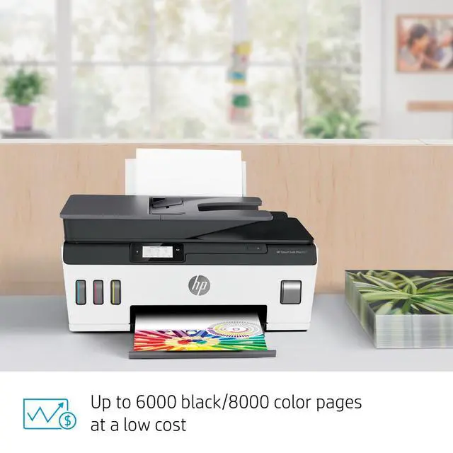 Alt view image 6 of 7 - HP Smart Tank Plus 651 Wireless All-in-One InkJet Printer, Color Mobile Print,
