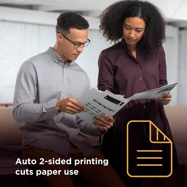 Alt view image 4 of 7 - HP LaserJet Pro 4001n Laser Printer, Black And White Mobile Print Up to 80,000