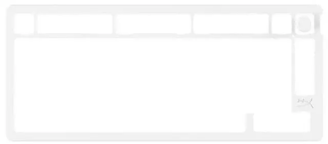 Main image of HyperX Alloy Rise 75 Top Plate - White