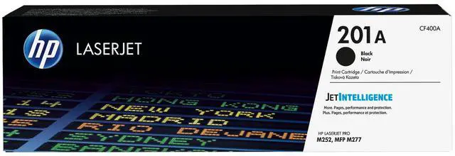 Main image of HP 201A Black Original LaserJet Toner Cartridge, ~1,420 pages, CF400A