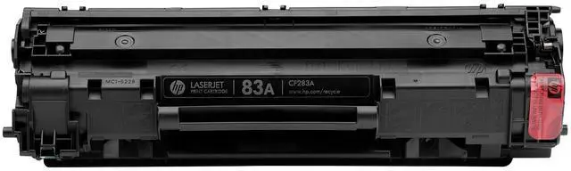 Main image of HP 83A Black Original LaserJet Toner Cartridge, ~1,500 pages, CF283A